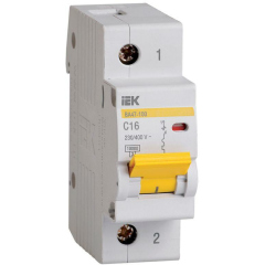 Выключатель автоматический модульный IEK MVA40-1-016-C