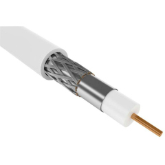 Нет на сайте Кабель коаксиальный RG59 CCS 75Ом FPE PVC бел. (100м) GENERICA ITK CC1-R5F1-111-100-G