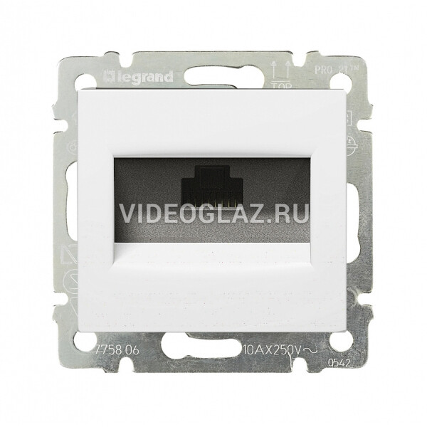 Купить Legrand DIY Valena Бел Розетка комп(RJ45) 1-ая 5кат.крепление ...