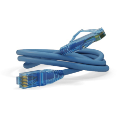 Патч-корды медные Hyperline PC-LPM-UTP-RJ45-RJ45-C6-1.5M-LSZH-BL