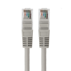 Шнур коммутационный, патч-корд U/UTP RJ45-RJ45, CAT 5e, ZH нг(А)-HF, серый, 3м REXANT  (18-8006)