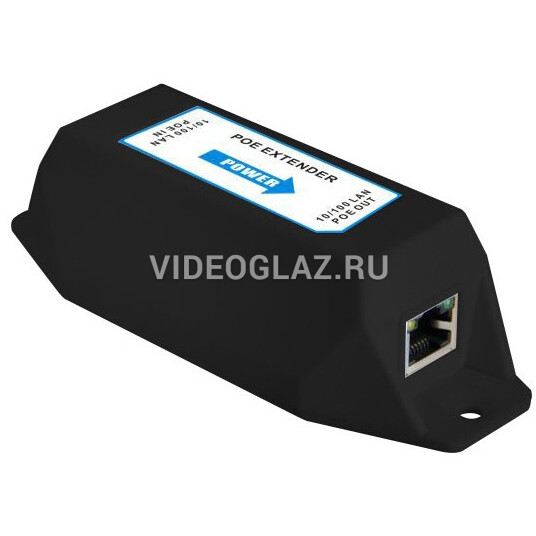 Удлинитель ethernet с poe по utp или коаксиальному кабелю