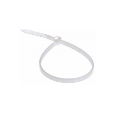 Хомут кабельный (стяжка) REXANT Хомут nylon 5.0 х 250 мм 100 шт белый (07-0250-5)