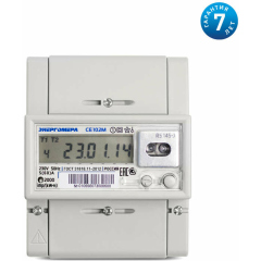 Счетчики электроэнергии Счетчик CE 102М R5 145 А 1ф 5-60А 1 класс точн.; многотариф. EIA485 ЖКИ Моск. вр. Энергомера 101002003010748