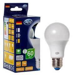 Лампа светодиодная LED-A60 7Вт грушевидная 4000К нейтр. бел. E27 560лм 180-240В REV 32265 8