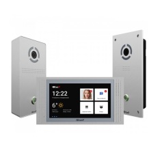 Комплекты IP-домофонов BAS-IP Комплект AV-04FD SILVER + AT-07LT SILVER