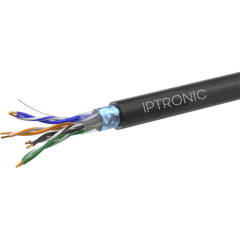 Кабели Ethernet IPTRONIC IPT-H-FTP 5e 4x2xAWG24 Cu PE Out. 305м