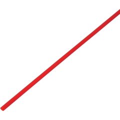 Трубка термоусаживаемая ТУТ 3,0/1,5мм, красная, упаковка 50 шт. по 1м, PROconnect (55-0304)