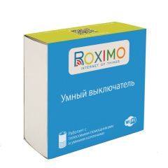 Умный выключатель ROXIMO сенсорный, однокнопочный, белый SWSEN01-1W
