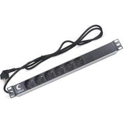 Компоненты для щитов и шкафов Cabeus PDU-6P-2EU