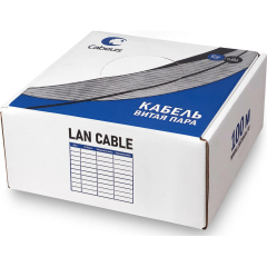 Кабели Ethernet Cabeus FTP-4P-Cat.5e-SOLID-LSLTx-GY-100