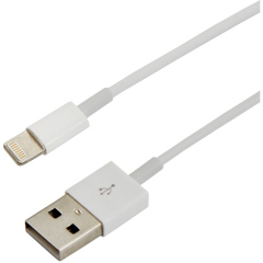USB кабель для iPhone 5/6/7 моделей original copy 1:1 белый (18-0001)