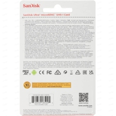 Sandisk microSDXC UHS-I Ultra Light 128 ГБ (SDSQUNR-128G-GN6MN)