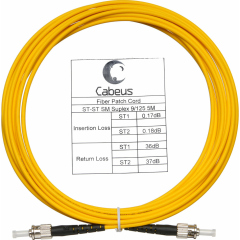 Патч-корды оптические Cabeus FOP(s)-9-ST-ST-7m