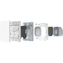 Умный выключатель Aqara Smart wall switch H1 (no neutral, double rocker) WS-EUK02