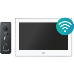 Комплекты видеодомофона CTV KIT 5702 графит+белый
