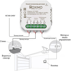 Умный контроллер для ворот ROXIMO GCCA002