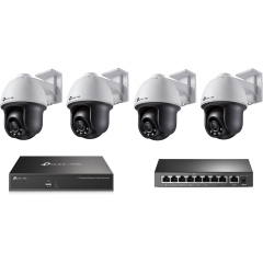 TP-Link 4*VIGI C540(4mm)+1*VIGI NVR1008H+1*TL-SF1009P