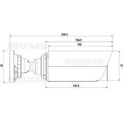 IP-камера  Beward SV2018RZ