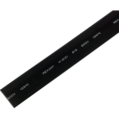 Трубка термоусаживаемая ТУТ 15,0/7,5мм, черная, упаковка 50 шт. по 1м, PROconnect (55-1506)
