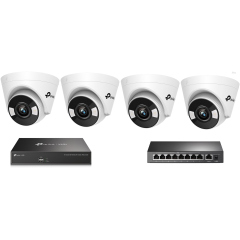 TP-Link 4*VIGI C440-W(4mm)+1*VIGI NVR1008H+1*TL-SF1009P