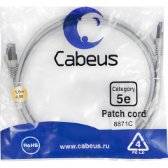 Cabeus PC-FTP-RJ45-Cat.5e-1.5m-LSZH