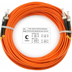 Патч-корды оптические Cabeus FOP-62-ST-ST-15m