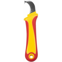 Нож кабельный Нож монтажника, нержавеющая сталь, с «пяткой» REXANT (12-4935)