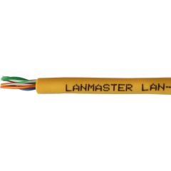 Кабели Ethernet Lanmaster LAN-5EUTP-PT-LSZH-YL