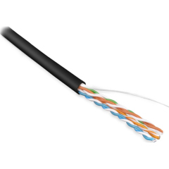 Кабели Ethernet Hyperline UUTP4-C5E-S24-IN-PVC-BK-100