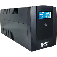 Источники бесперебойного питания 220В SVC V-1200-R-LCD