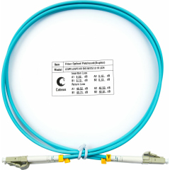 Патч-корды оптические Cabeus FOP-50-LC-LC-1m