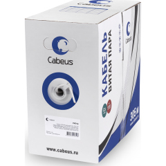 Кабели Ethernet Cabeus UTP-4P-Cat.6-SOLID-LSZH-GY