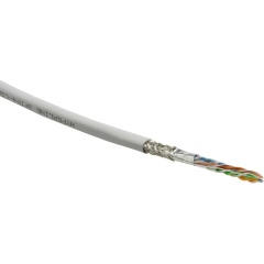 Кабели Ethernet Hyperline SFUTP4-C5E-S24-IN-LSZH-WH-305