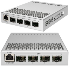 Коммутаторы до 1000Mbps Mikrotik CRS305-1G-4S+IN