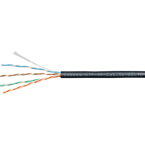 Купить Cabeus UTP-4P-Cat.5e-SOLID-OUT-LSZH-UV Кабель «витая пара» (LAN ...