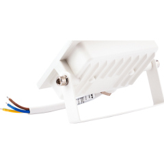 Прожектор светодиодный СДО 20Вт 1600Лм 2700K теплый свет, белый корпус REXANT (605-019)