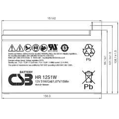 CSB HR1251W F2