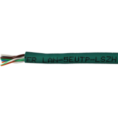 Кабели Ethernet Lanmaster LAN-5EUTP-LSZH-GN