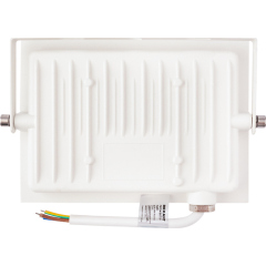Прожектор светодиодный СДО 50Вт 4000Лм 2700K теплый свет, белый корпус REXANT (605-035)
