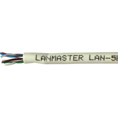 Кабели Ethernet Lanmaster LAN-5EUTP-LSZH-WH