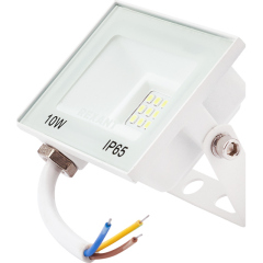 Прожектор светодиодный СДО 10Вт 800Лм 5000K нейтральный свет, белый корпус REXANT (605-023)
