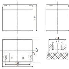 POWERMAN Battery 12V/24AH