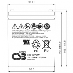 CSB HR1227W F2