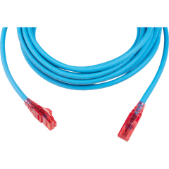 Патч-корды медные Hyperline PC-LPM-UTP-RJ45-RJ45-C5e-5M-LSZH-BL