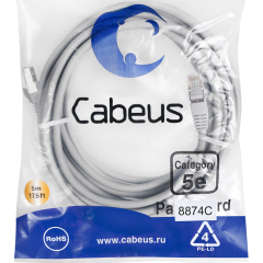 Патч-корды медные Cabeus PC-FTP-RJ45-Cat.5e-5m-LSZH