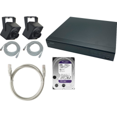 Готовые комплекты видеонаблюдения IPTRONIC IP Mini Квартира 4Tb Kit 2